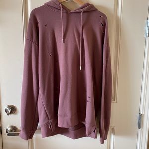 FOREVER 21 Oversized Pink Hoodie